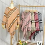 Wholesale Women's Fashion Casual Tassel Wave Tribal Cape preview