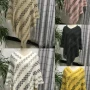 Wholesale Women's Fashion Causal V Neck Plaid Striped Tassel Cape preview