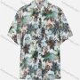 Wholesale Men's Casual Leaf Print Long Sleeve Shirt preview