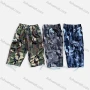 Wholesale Men's Casual Camo Elastic Waist Drawstring Cropped Cargo Pants 4069# preview