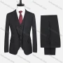 Wholesale Men's Formal Striped One Button Blazer Jacket & Single Breasted Waistcoat & Pants 3 Piece Suit Set 1Y1A9870# preview