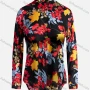 Wholesale Women's Vintage Long Sleeve Botanical Floral Pattern Button Down Shirt 23077# preview