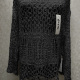 Women's Casual Bateau Neck Long Sleeve Mesh Plain Knit Sweater 60494# 506# Clothing Wholesale Market -LIUHUA