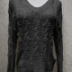 Women's Casual V Neck Long Sleeve Plain Knit Sweater 60702# 506# Clothing Wholesale Market -LIUHUA