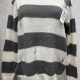 Women's Casual Striped Colorblock Crew Neck Long Sleeve Ripped Plain Knit Sweater 60857# 504# Clothing Wholesale Market -LIUHUA
