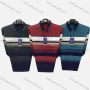 Wholesale Men's Casual Striped Colorblock Patch Pocket Long Sleeve Polo Shirt 7535# preview