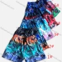 Wholesale Men's Casual Tropical Ombre Slant Pockets Elastic Waist Shorts 115-8# preview