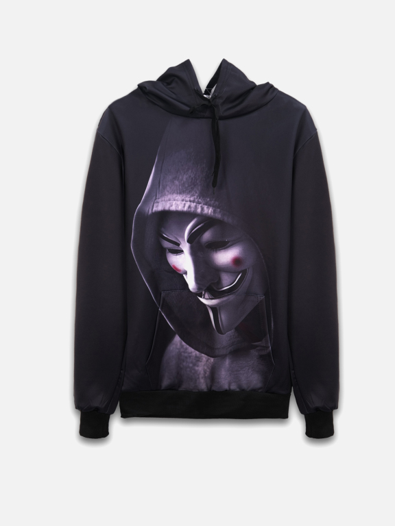 Men's Casual Long Sleeve Figure Drawstring Pullover Hoodie With Kangaroo Pocket, Clothing Wholesale Market -LIUHUA, All Categories