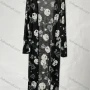 Wholesale Women's Casual Plain Open Front Floral Long Sleeve Cardigan 1009# preview