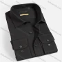 Wholesale Men's Casual Plain Long Sleeve Shirts 1901-12# preview