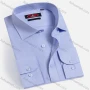 Wholesale Men's Casual Plain Long Sleeve Shirts 6922-11# preview