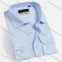 Wholesale Men's Casual Plain Collared Long Sleeve Button Down Shirts HT2235-2# preview